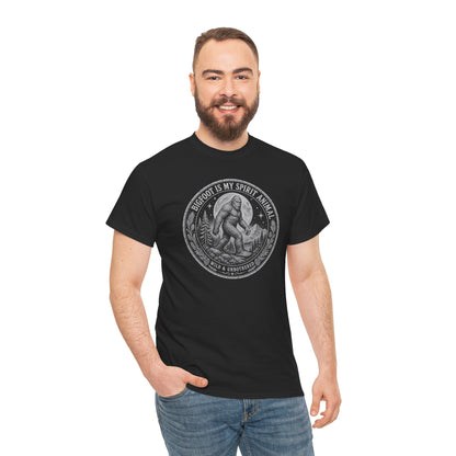 Bigfoot Is My Spirit Animal T-Shirt - Wild & Unbothered Graphic Tee