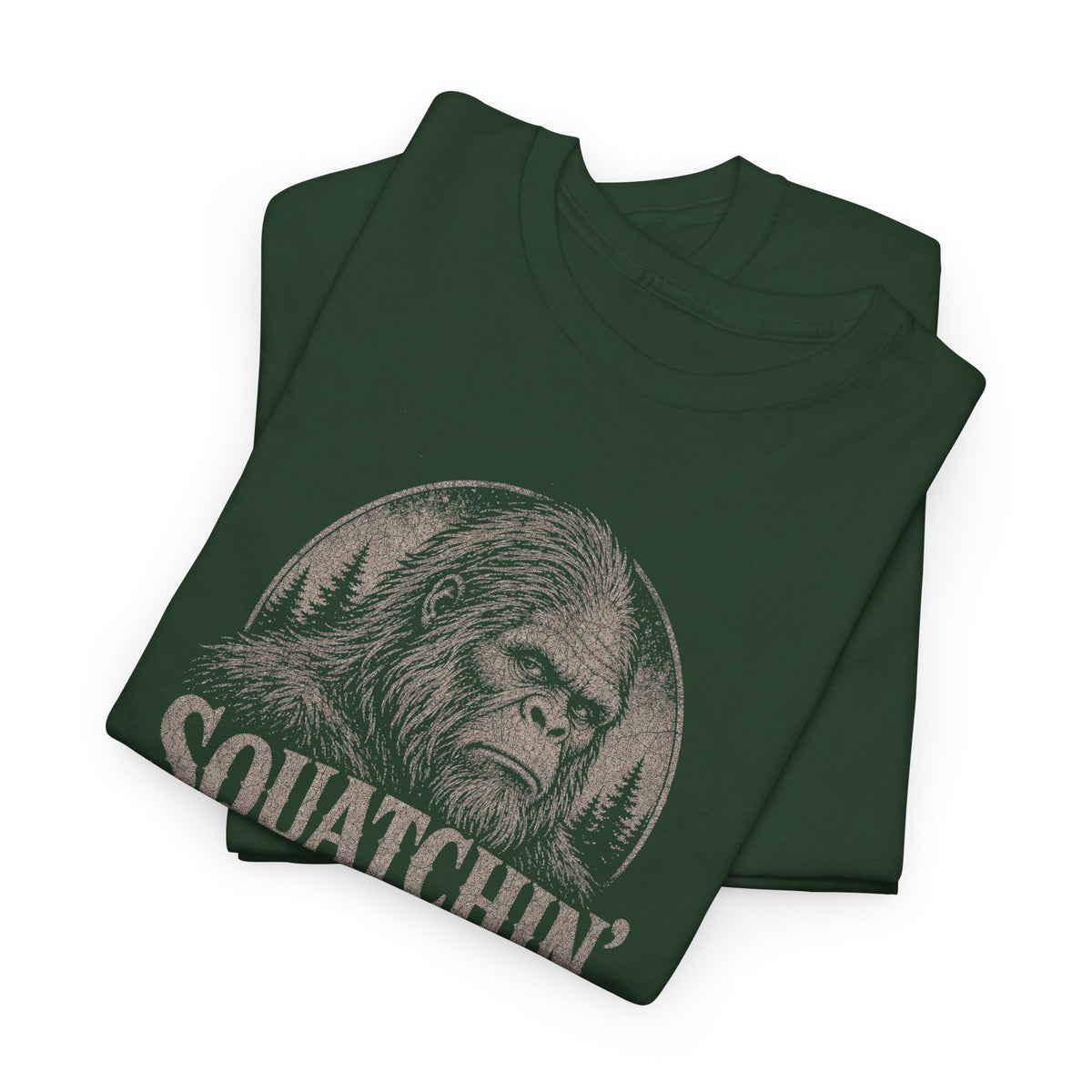 Squatchin' Tour T-Shirt - Vintage Band-Tee Style Bigfoot Graphic Tee
