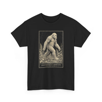 Sasquatch Field Guide T-Shirt - Vintage Naturalist Bigfoot Graphic Tee