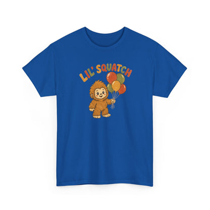 Lil' Squatch Birthday T-Shirt – Cute Baby Bigfoot Balloon Tee for Kids