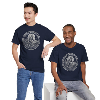 Bigfoot Is My Spirit Animal T-Shirt - Wild & Unbothered Graphic Tee