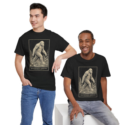 Sasquatch Field Guide T-Shirt - Vintage Naturalist Bigfoot Graphic Tee