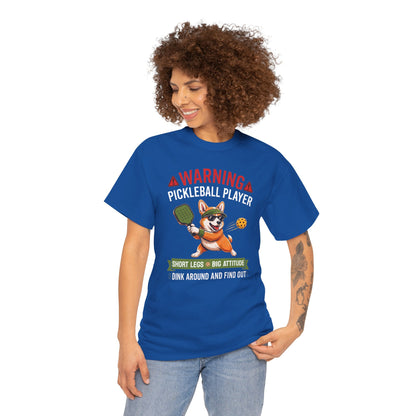 Corgi Pickleball T-Shirt - Dink Around And Find Out Funny Dog Shirt