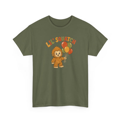 Lil' Squatch Birthday T-Shirt – Cute Baby Bigfoot Balloon Tee for Kids