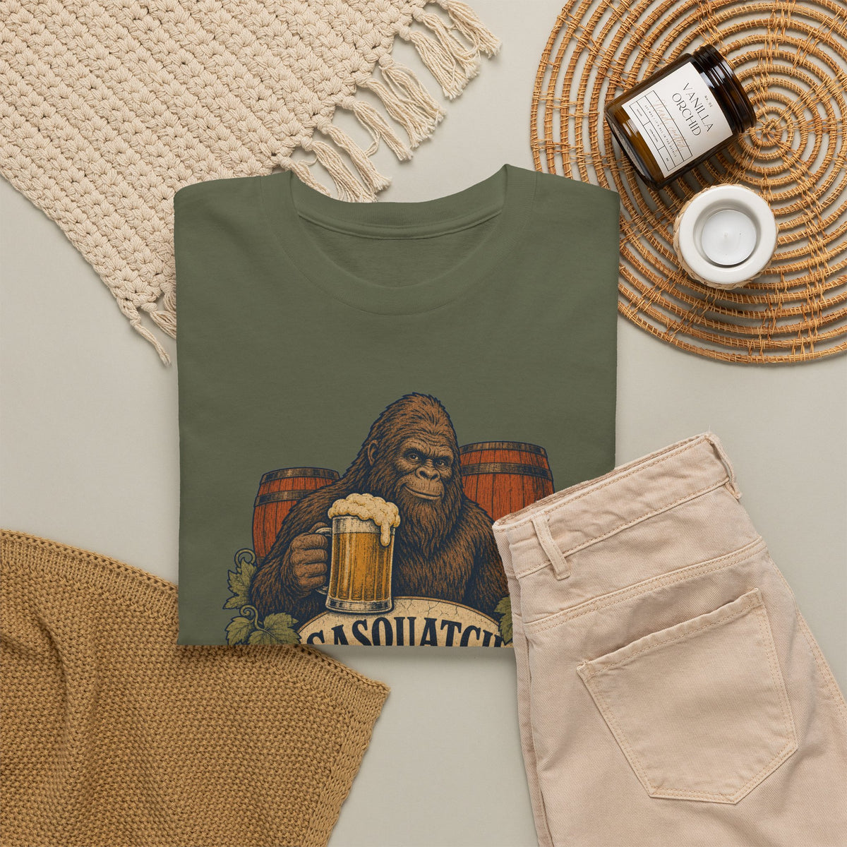 Sasquatch Brewing Co. T-Shirt - Vintage Bigfoot Craft Beer Graphic Tee