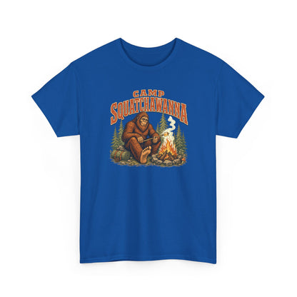 Camp Squatchawanna T-Shirt - Funny Bigfoot Campfire Graphic Tee