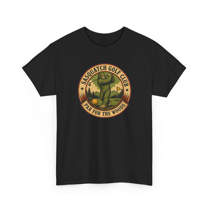 Sasquatch Golf Club T-Shirt - Funny Bigfoot Golfing Graphic Tee