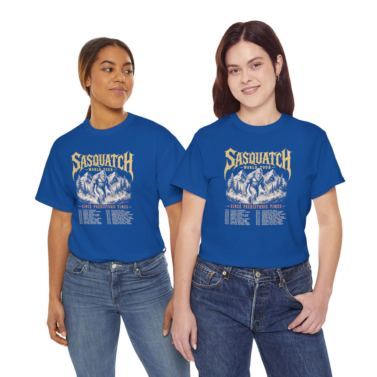 Sasquatch World Tour T-Shirt - Vintage Bootleg Band Tee Bigfoot Graphic