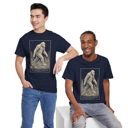 Sasquatch Field Guide T-Shirt - Vintage Naturalist Bigfoot Graphic Tee