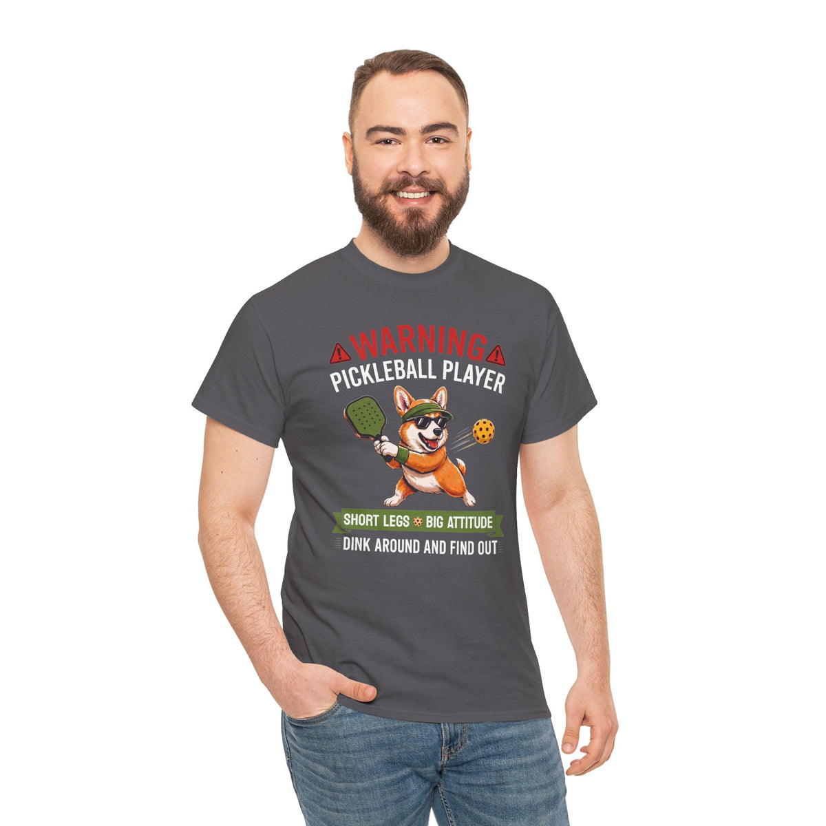 Corgi Pickleball T-Shirt - Dink Around And Find Out Funny Dog Shirt