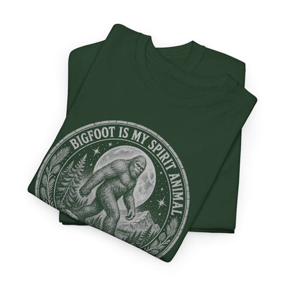 Bigfoot Is My Spirit Animal T-Shirt - Wild & Unbothered Graphic Tee