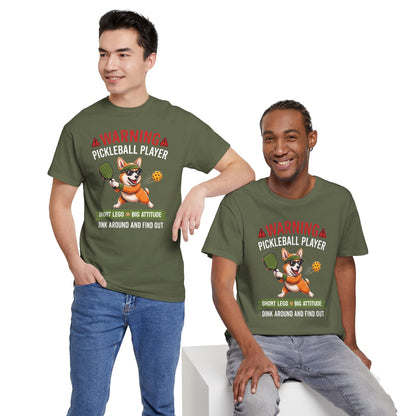 Corgi Pickleball T-Shirt - Dink Around And Find Out Funny Dog Shirt