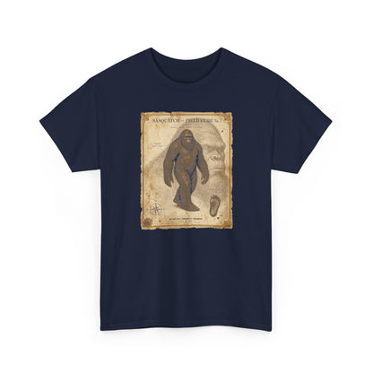 Sasquatch Species Study T-Shirt - Vintage Museum Field Guide Graphic Tee
