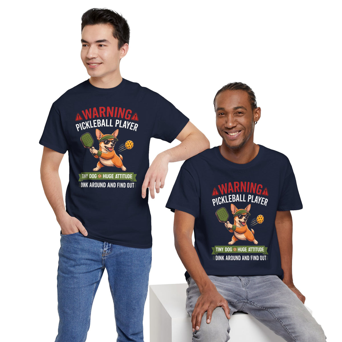 Chihuahua Dog Pickleball T-Shirt - Dink Around And Find Out Funny Dog Shirt