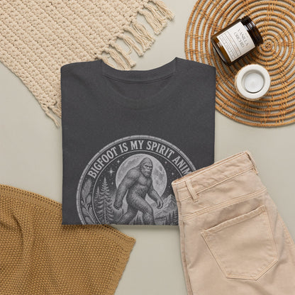 Bigfoot Is My Spirit Animal T-Shirt - Wild & Unbothered Graphic Tee