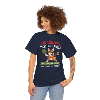 Corgi Pickleball T-Shirt - Dink Around And Find Out Funny Dog Shirt