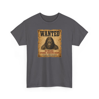 Wanted Bigfoot T-Shirt - Old West Reward Poster Graphic Tee