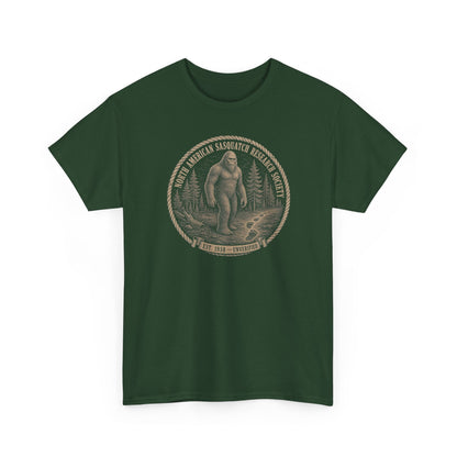 Sasquatch Research Society T-Shirt - Vintage Scientific Bigfoot Badge Tee