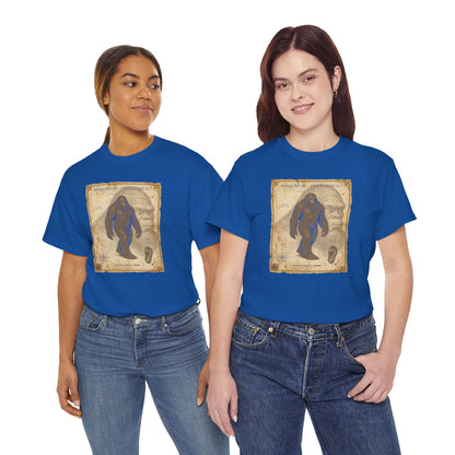Sasquatch Species Study T-Shirt - Vintage Museum Field Guide Graphic Tee